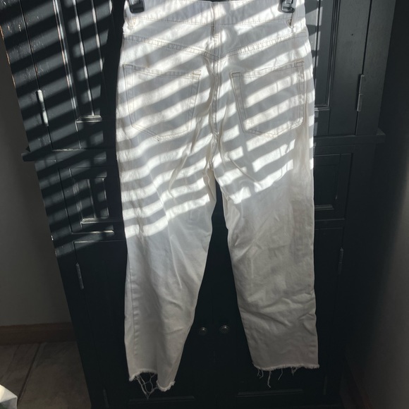 White Pacsun High Rise Straight Jeans - Picture 3 of 4